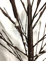 Світлодіодна гірлянда дерево(коричневе) 225 Led 1.5 м теплий білий, фото 4