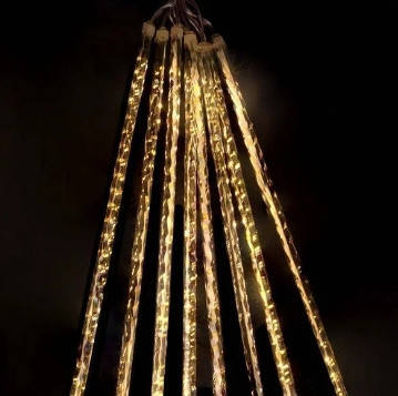 Світлодіодна гірлянда "Палички з LED стрічкою" 3 х 0.5 м теплий білий, фото 2