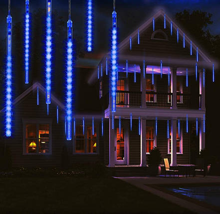 Світлодіодна гірлянда "Палички з LED стрічкою" 3 х 0.5 м синій, фото 3