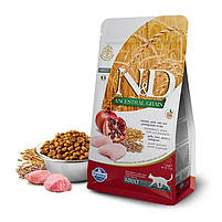 Farmina (Фарміна) N&D Low Grain Cat Chicken&Pomegranate Низькозерновий сухий корм (курка/гранат), 10 кг, фото 2