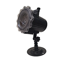 Новорічний вуличний лазерний проектор Сніжинки білі, фото 3