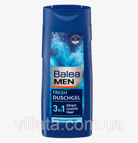 Гель-шампунь чоловічий "Освіжаючий" Balea 3in1 300 ml