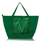 Прозора комбінована пляжна сумка, розмір 36*34*14 Зелений
