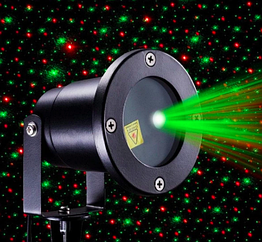 Вуличний проєктор лазерний світлодіодний 6 Вт RGB IP65 LM36013