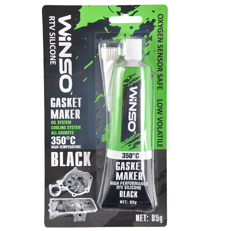 Високотемпературний герметик High-Temperature Gasket Maker +350°С чорний 25г WINSO