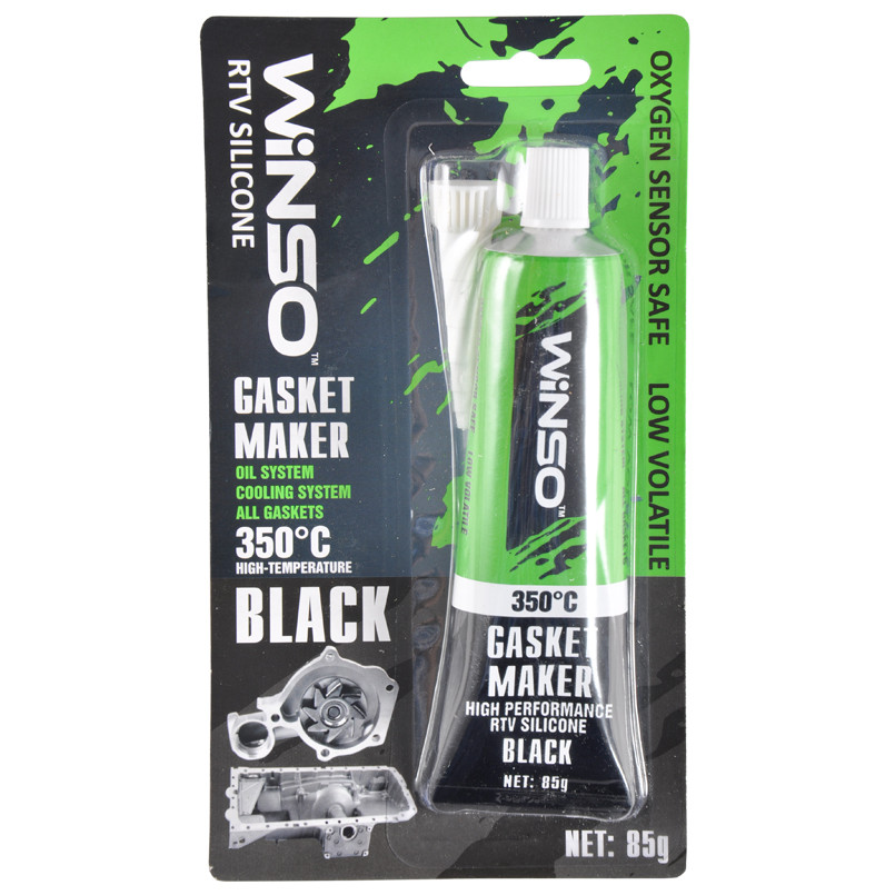 Високотемпературний герметик High-Temperature Gasket Maker +350°С чорний 85г WINSO
