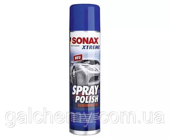 Пінний поліроль-очисник кузова з блиском (320 мл) XTREME SprayPolish, ТМ SONAX