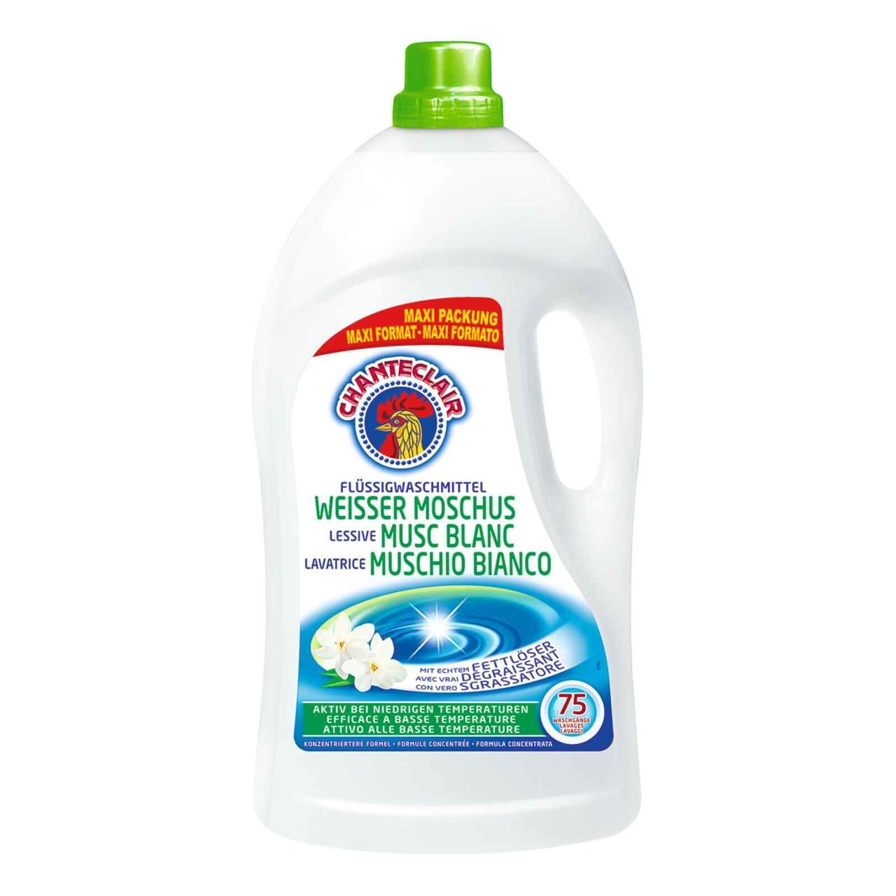 Гель для прання універсал Chante Clair Білий Мускус 3,2 л 75 прань, фото 1
