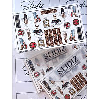 SLIDIZ №P512 Шанель - слайдер-дизайн на білій основі (на будь-який фон)