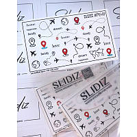 SLIDIZ №P641 Подорожі - слайдер-дизайн на білій основі (на будь-який фон)