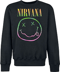 Світшот чорний LOYS музика рок NIRVANA smile XS