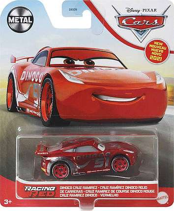 Тачки 3 Круз Рамирез (Disney Cars and Pixar Cars Racing Red Dinoco Cruz Ramirez) от Mattel, фото 1