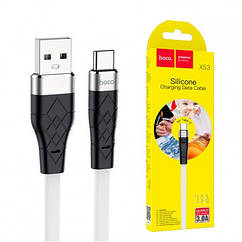 Кабель для синхронізації даних та зарядки Hoco X53 Angel від USB до Type-C Білий