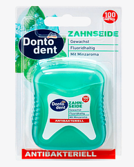 Зубна нитка Dontodent Zahnseide antibakteriell 100m