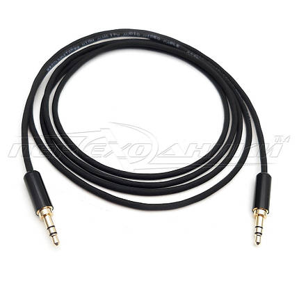 Аудіокабель AUX 3.5 mm jack, у екрані, фото 1