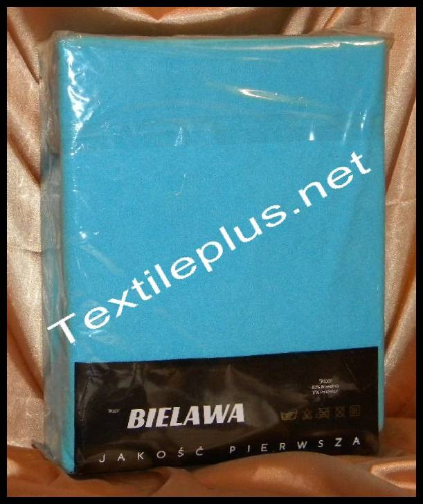 Простирадло на гумці махрове блакитне — Польща