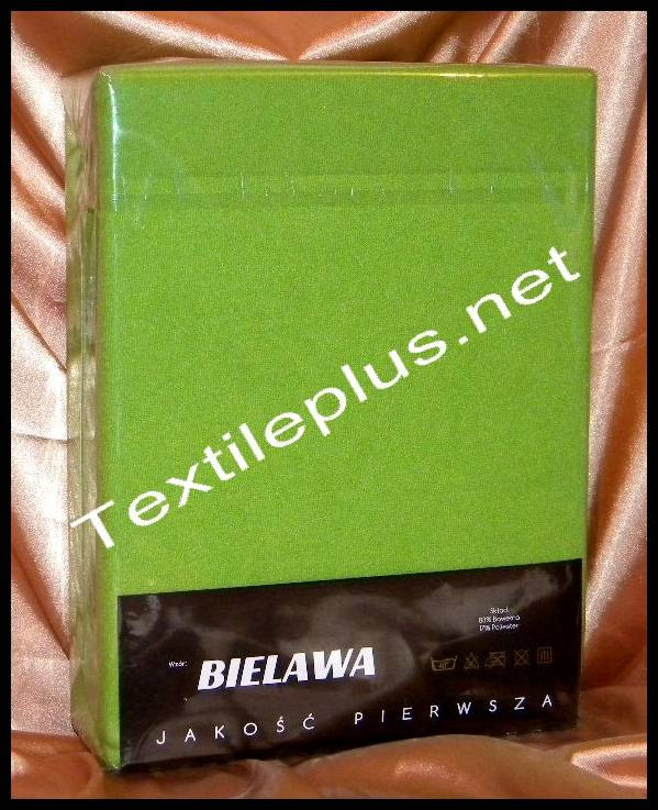 Простирадло на гумці махрове зелене — Польща