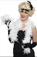 Боя з пір'я страуса з пір'ям 2 м білий колір