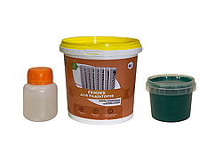 Емаль для батарей опалення Feniks 1.2 кг колір Зелений термостійка без запаху (P_L)