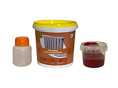 Термостійка фарба для радіаторів опалення Feniks 1.2 кг колір Червоний без запаху (P_L)