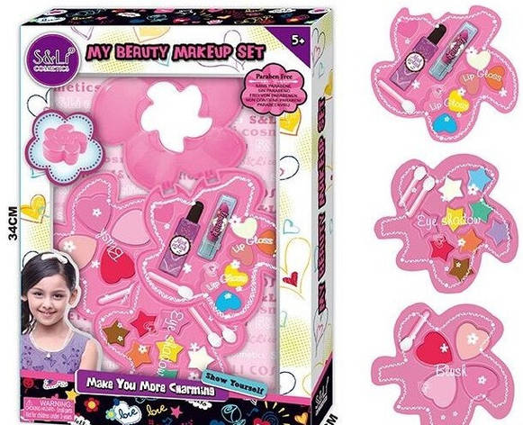 Косметика в розсувний палетці Квіточка, фото 1