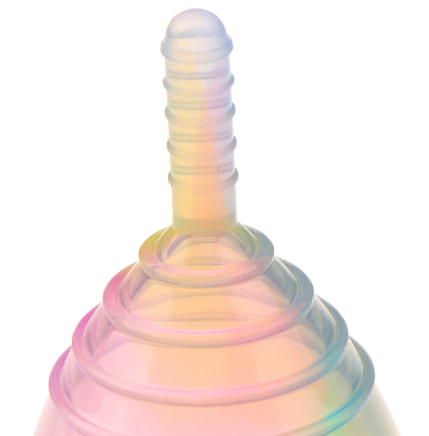 Менструальная чаша разноцветная медицинская силиконовая S - фото 6 - id-p1523751952