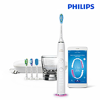 Звуковая электрическая зубная щетка Philips Sonicare DiamondClean Smart White HX9924/07 белая