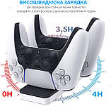 Подвійна зарядна док-станція DOBE для PlayStation 5 (PS5) DualSense (TP5-0505), фото 3