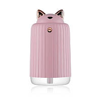 Портативний міні-зволожувач повітря Fuliying у формі кішки Рожевий (AirMist200LM-P)