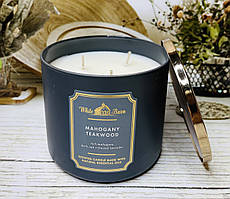 Свіже ароматична Bath and Body Works 3-Wick Candles Червоне дерево