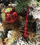 Ялинкова іграшка-сосулька та крапля 30cm Goodwill (ціна за 1 штуку), фото 6