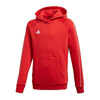 Дитяче спортивне худі Adidas Core 18 CV3431, Червоне, Розмір (EU) — 140 cm