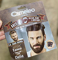 Краска для мужчин для волос, бороды и усов Delia Cosmetics Cameleo Men Grey Off 3.0 темно-коричневая, 15мл