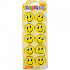 Значки Смайлики жовті діаметр 3см (1шт) арт.90074, фото 2