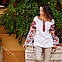 Жіноча вишита блуза Дарина білий льон, фото 4