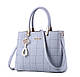 Модна жіноча сумка з брелоком, стильна велика жіноча сумочка екошкіра, фото 7