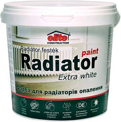 Фарба для радіаторів опалення 1 кг Elite Construction Білий