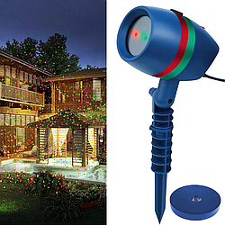 Вуличний диско лазер Star Shower Motion / Новорічний лазерний проектор