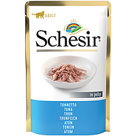 Schesir Tuna Вологий корм для котів у желе натуральні консерви з тунцем 0.085 кг