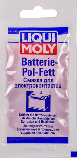 Мастило для електроконтактів Liqui Moly Batterie-Pol-Fett, 10мл Для захисту електроконтактів і клем акумулятора