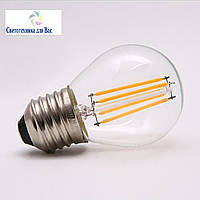 Світлодіодна лампа Feron filament LB-161 6W E27 4000K 6w для загального та декоративного освітлення