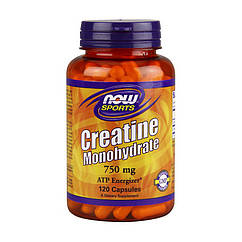 Креатин Now Foods Creatine Monohydrate 750 mg (120 кап) нау фудс