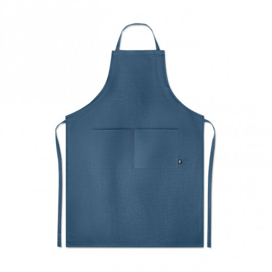 Фартух "NAIMA APRON" з конопляного полотна Синій, фото 1