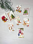 Теги новорічні 8*5см. МІКС, фото 2