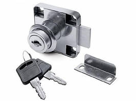 Замок для ДСП хром з відповідною планкою у GTV