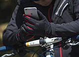 Велосипедні рукавички RockBros гелієві червоний, розмір L, фото 3
