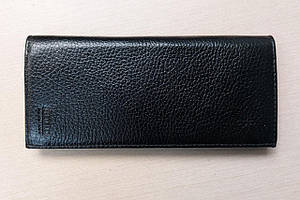 Чоловіча шкіряна купюрница «Bond Non» з кнопкой