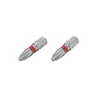 Комплект отверточных насадок PH2 1/4"*25мм, S2, уп. 2шт., STORM INTERTOOL VT-0218