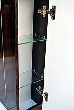 Дзеркальна шафа для ванної кімнати Сімпл-Венге 60-17 LED ліве боки венге ПІК, фото 2