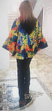 Блузон ошатний жіночий великий розмір Туреччина, фото 5